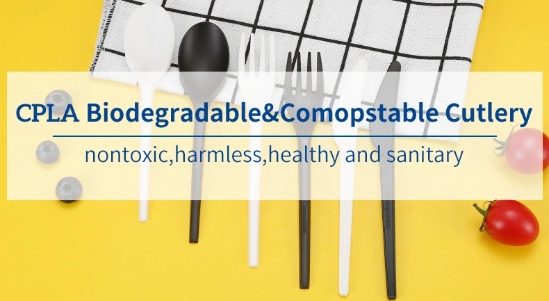 Quanhua Bio-Cornstarch L Environmentally Degradable Disposable Hot - Selling Tableware Disposable Cutlery