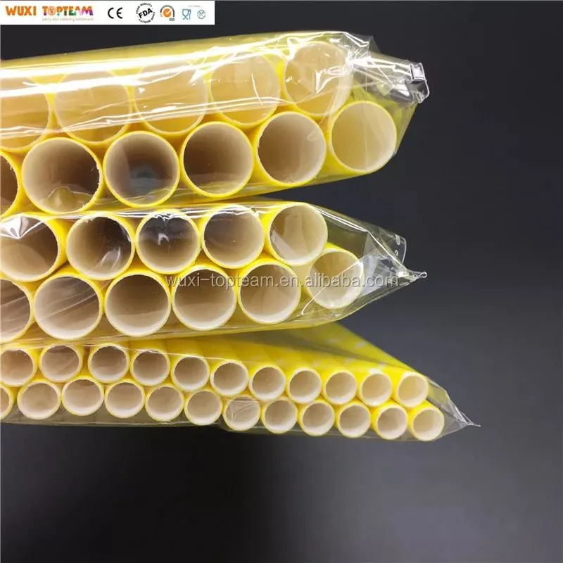 Compostable Paper Disposable Drinking Straws Individually Wrapped Paper Drinking Straws