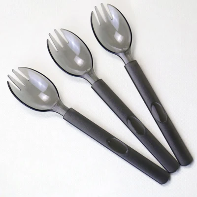 Posate in plastica usa e getta, lunghezza 171 mm, Spork in plastica PS personalizzabile per Spork