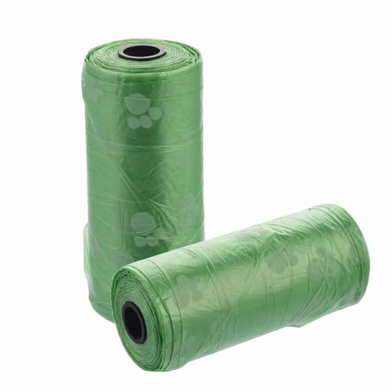 Compostabile 100% biodegradabile Cacca di cane Prodotti per animali domestici Forniture per animali domestici Rifiuti Sacco per rifiuti Sacco per immondizia Sacco per imballaggio